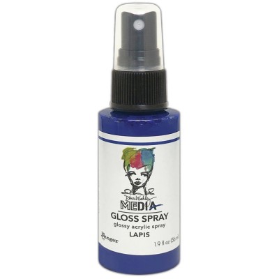 Dina Wakley -  «Acrylic Gloss Sprays» couleur «Lapis» 2 oz